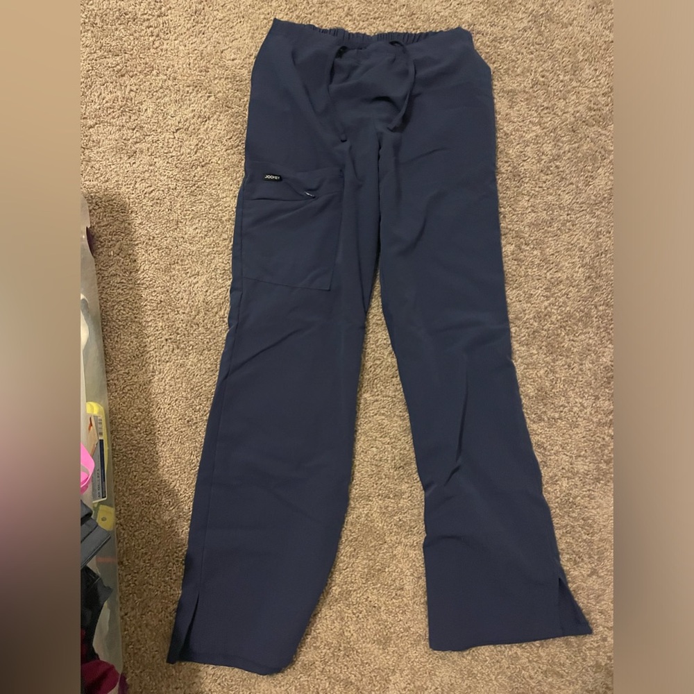 Navy Jockey Scrub Pants